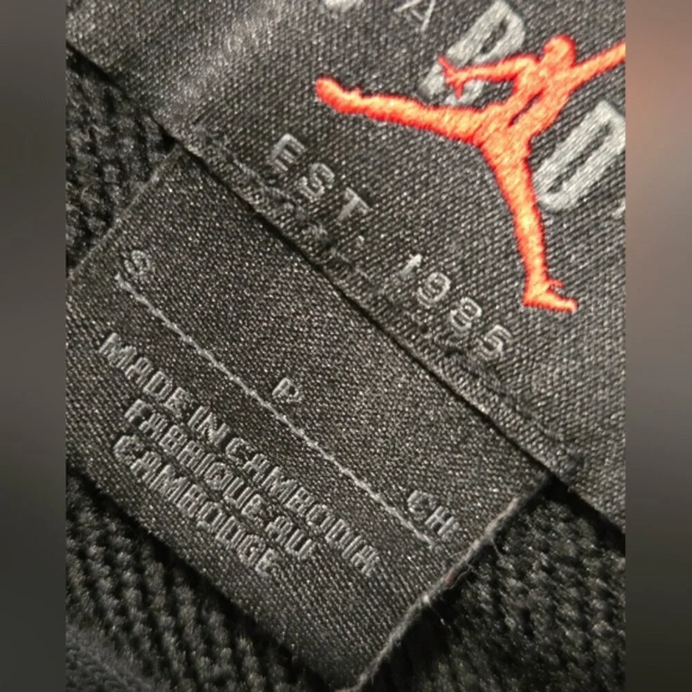 Nike Air Jordan Dri-FIT Hoodie Black Pullover Mens Small Jumpman